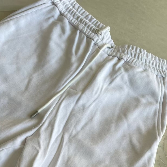 Almost New White Cotton Athletic Shorts! 🏃‍♀️ - Picture 1 of 4